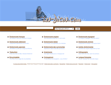 Tablet Screenshot of les-dicos.com